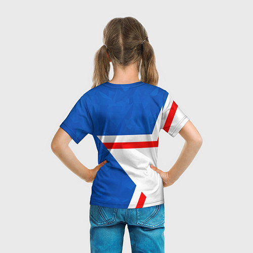 Детская футболка KSI ICELAND STAR / 3D-принт – фото 6