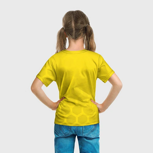 Детская футболка Brazil Team: WC 2018 / 3D-принт – фото 6
