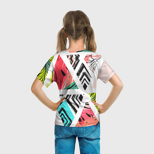 Детская футболка Тропическое ассорти / 3D-принт – фото 6