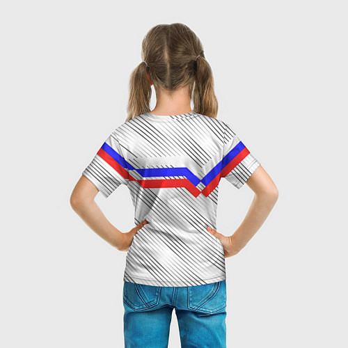 Детская футболка Российский футбол / 3D-принт – фото 6