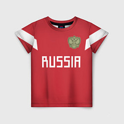 Футболка детская Сборная России 2018, цвет: 3D-принт