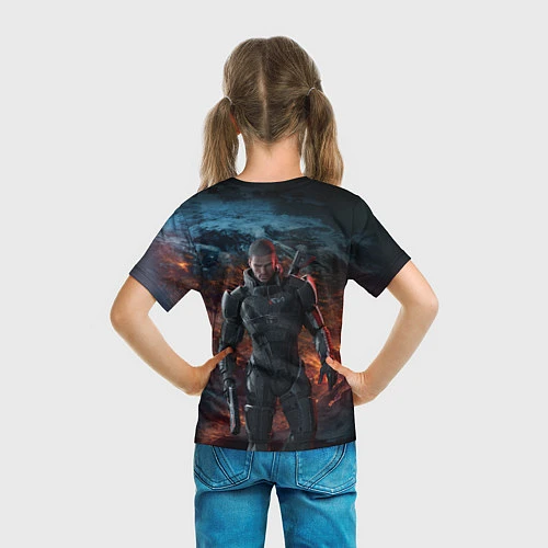 Детская футболка Mass Effect: Soldier / 3D-принт – фото 6