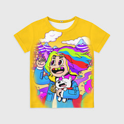 Футболка детская 69 Rainbow, цвет: 3D-принт