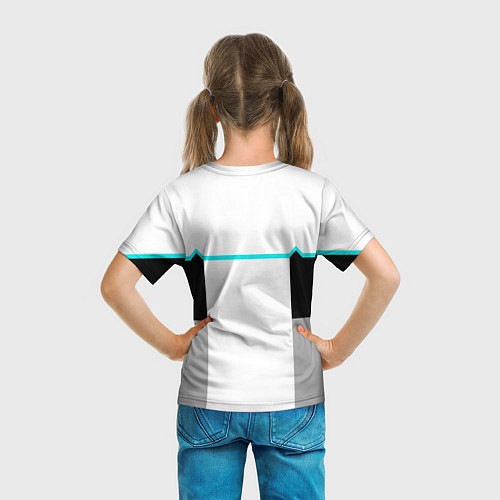 Детская футболка RK800 White: Become Human / 3D-принт – фото 6
