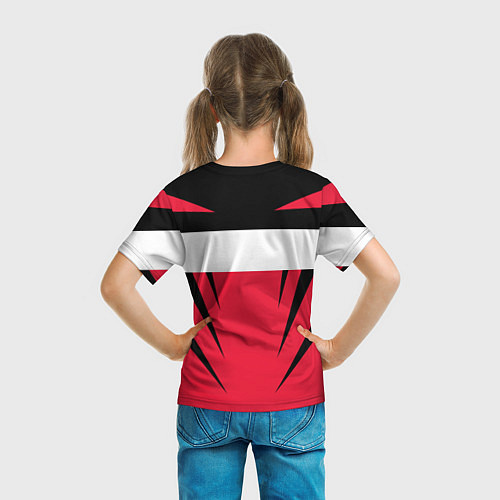 Детская футболка Sport: Red Style / 3D-принт – фото 6