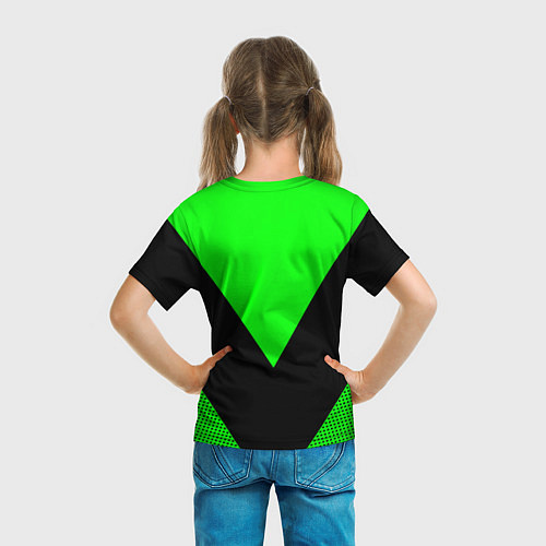 Детская футболка Alpinism: Acid Green / 3D-принт – фото 6