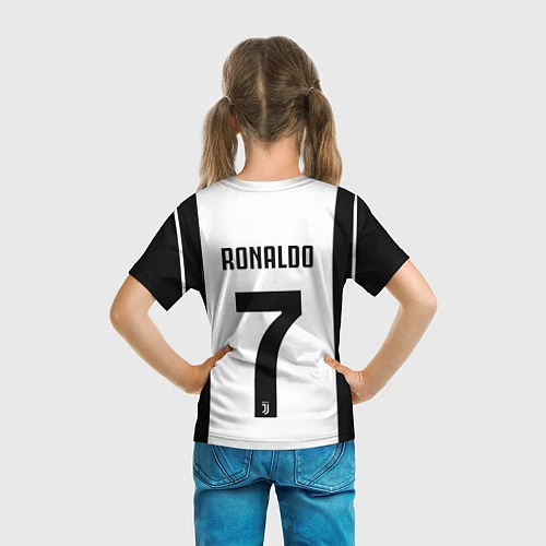Детская футболка FC Juventus: Ronaldo 18-19 / 3D-принт – фото 6