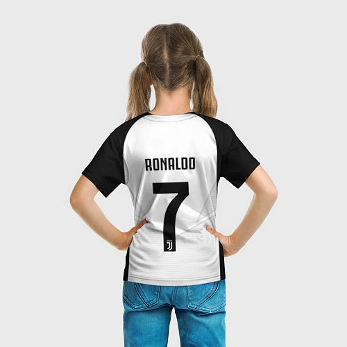 Детская футболка FC Juventus: CR7 18-19 / 3D-принт – фото 6