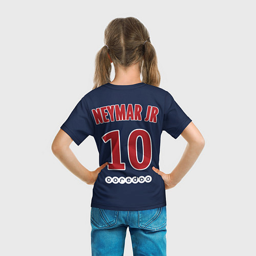Детская футболка FC PSG: Neymar 18-19 / 3D-принт – фото 6