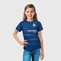 Футболка детская FC Chelsea Home 18-19, цвет: 3D-принт — фото 2
