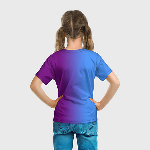 Детская футболка Marshmello Peace / 3D-принт – фото 6