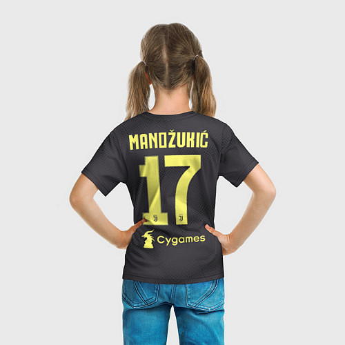 Детская футболка Mandzukic alternative 18-19 / 3D-принт – фото 6