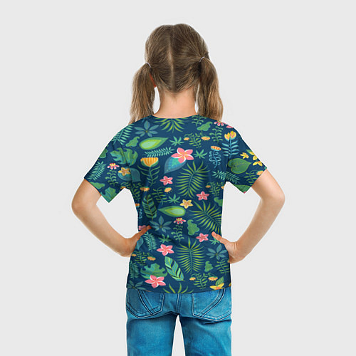 Детская футболка Тропический лес / 3D-принт – фото 6