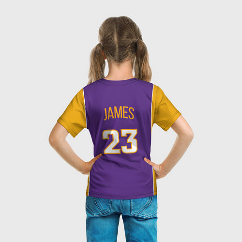 Детская футболка NBA Lakers 23 / 3D-принт – фото 6
