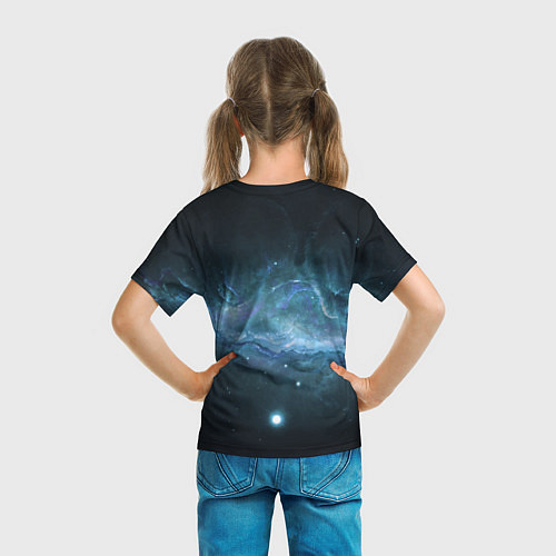 Детская футболка NASA: Space Light / 3D-принт – фото 6