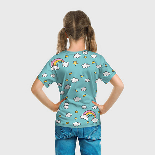 Детская футболка Сказочный единорог / 3D-принт – фото 6