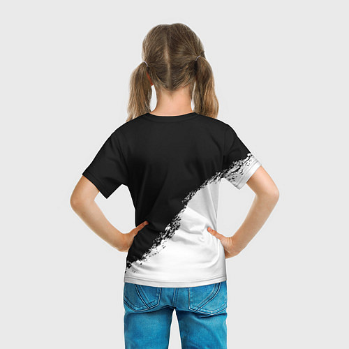 Детская футболка The Last of Us: White & Black / 3D-принт – фото 6