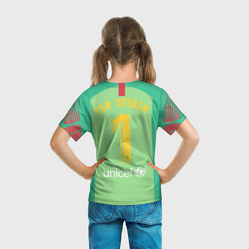 Детская футболка Ter Stegen home 18-19 / 3D-принт – фото 6