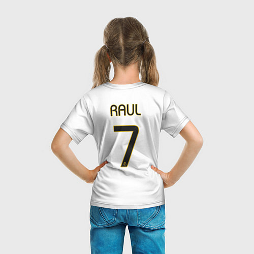 Детская футболка FC Real Madrid: Raul Retro / 3D-принт – фото 6