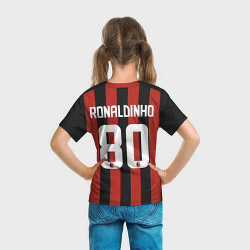 Детская футболка AC Milan: Ronaldo Retro / 3D-принт – фото 6