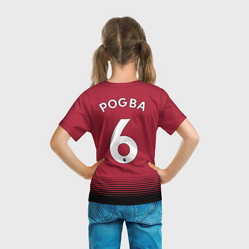 Детская футболка FC MU: Pogba 18/19 / 3D-принт – фото 6