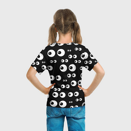 Детская футболка Глазастый / 3D-принт – фото 6
