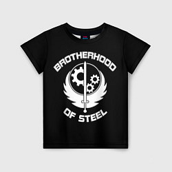 Футболка детская Brothood of Steel, цвет: 3D-принт