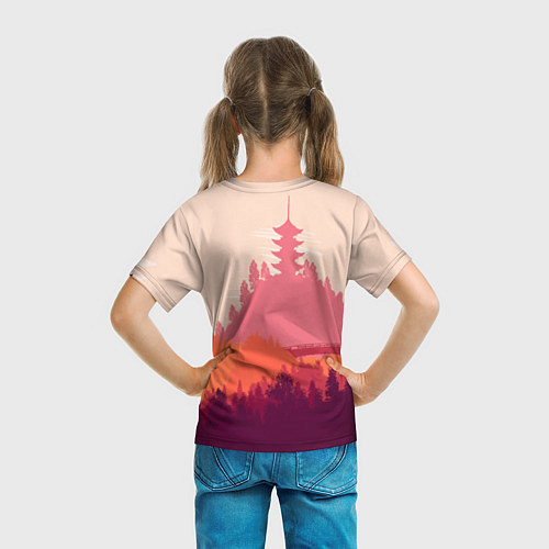 Детская футболка Firewatch City / 3D-принт – фото 6