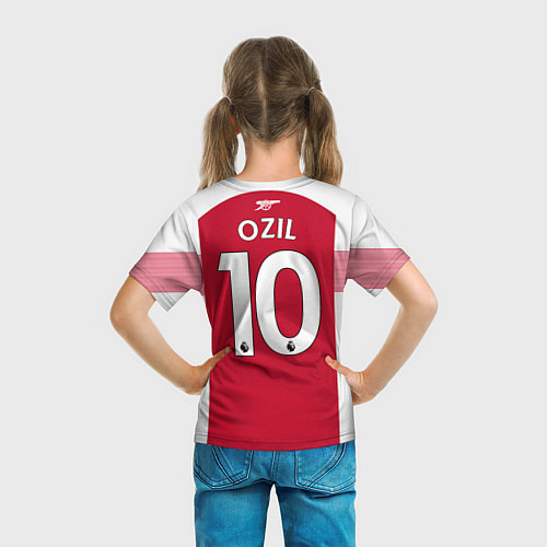 Детская футболка Ozil home 18-19 / 3D-принт – фото 6