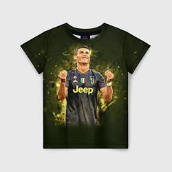 Футболка детская Ronaldo: Juve Sport, цвет: 3D-принт