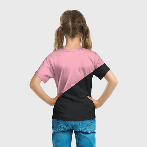 Детская футболка Black Pink / 3D-принт – фото 6