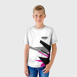 Футболка детская Metro Exodus: White Style, цвет: 3D-принт — фото 2