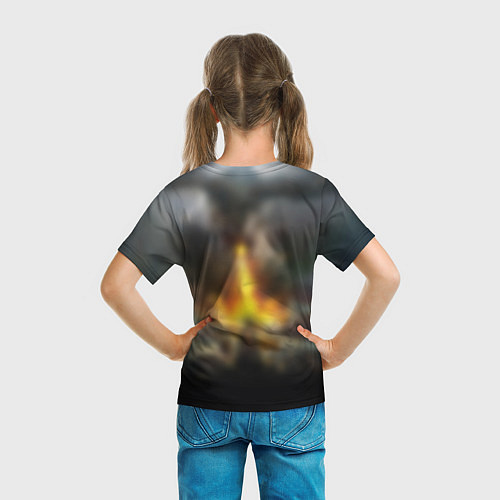 Детская футболка TES: Dragon Flame / 3D-принт – фото 6