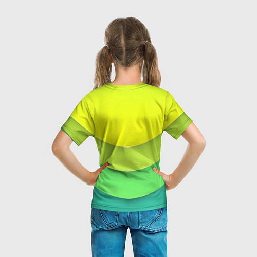 Детская футболка Imagine Dragons: Lime Colour / 3D-принт – фото 6
