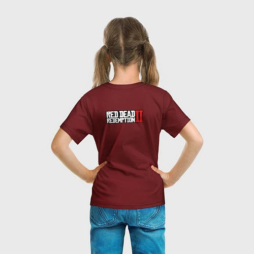 Детская футболка RDR 2: Dark Man / 3D-принт – фото 6