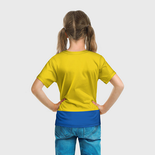 Детская футболка Спецовка желтенького персонажа / 3D-принт – фото 6