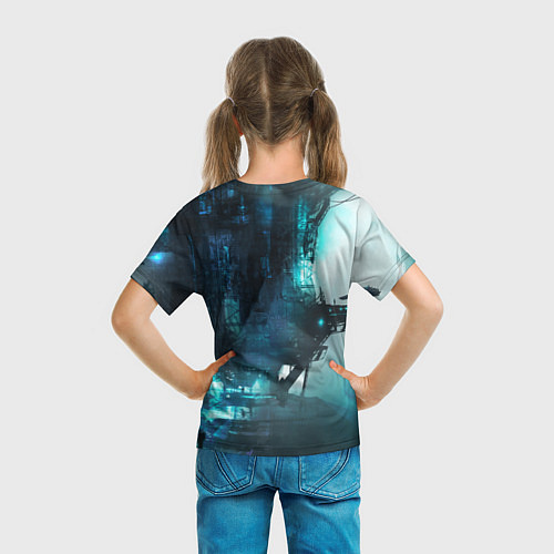 Детская футболка Cyberpunk 2077: Techno / 3D-принт – фото 6