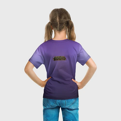 Детская футболка Ahri / 3D-принт – фото 6