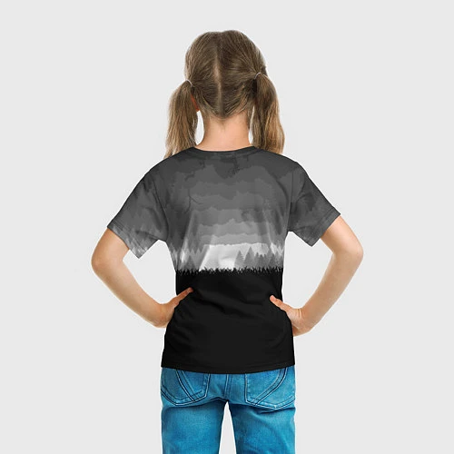 Детская футболка RDR 2: Grey Style / 3D-принт – фото 6