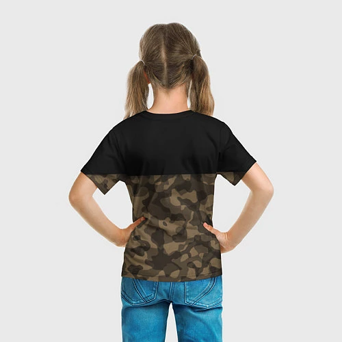 Детская футболка USYK Camo / 3D-принт – фото 6