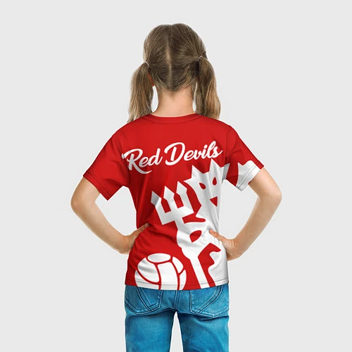 Детская футболка Манчестер Юнайтед / 3D-принт – фото 6