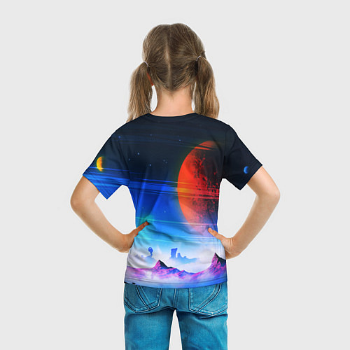 Детская футболка No Man's Sky: Galaxy / 3D-принт – фото 6
