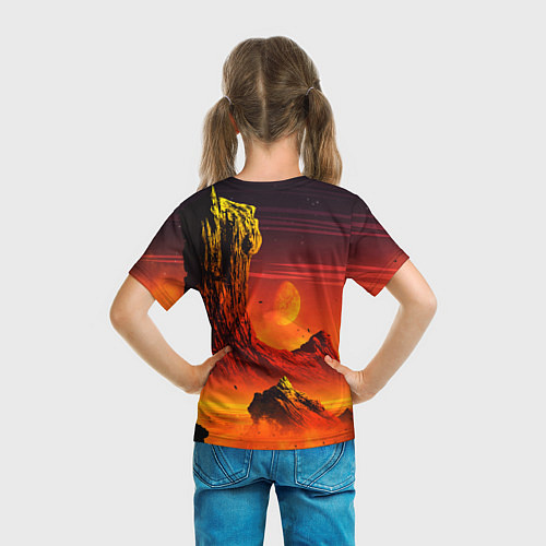Детская футболка No Man's Sky: Red Dust / 3D-принт – фото 6