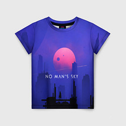 Футболка детская No Man's Sky: Night, цвет: 3D-принт