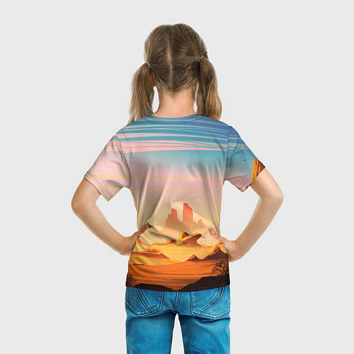 Детская футболка RDR 2: Wild West / 3D-принт – фото 6