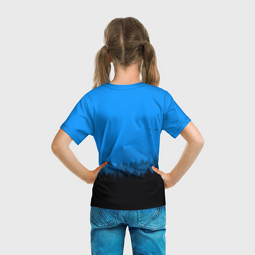 Детская футболка Fortnite: Sky Forest / 3D-принт – фото 6