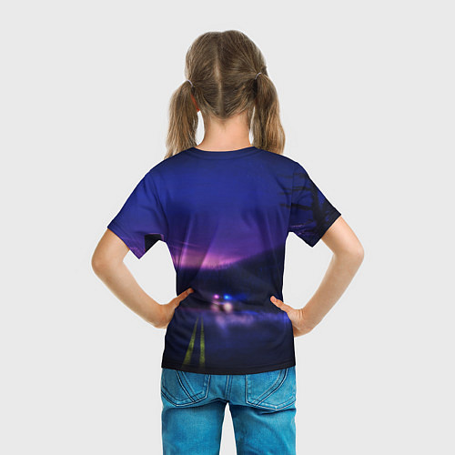 Детская футболка Stranger Things: Neon Road / 3D-принт – фото 6