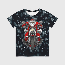 Футболка детская Крутой Санта, цвет: 3D-принт