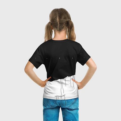 Детская футболка Death Stranding: Black & White / 3D-принт – фото 6