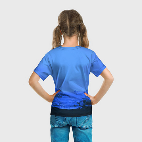 Детская футболка Death Stranding: Blue Heaven / 3D-принт – фото 6